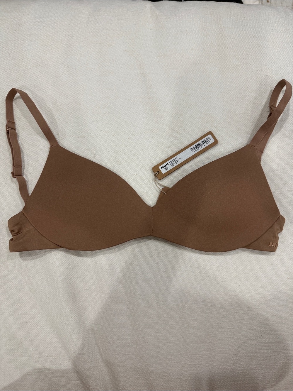 SKIMS Smooth Lightly Padded Bra in Cocoa
